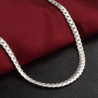 SilverGlow Necklace – Luxe 925 Silver Necklace for Women