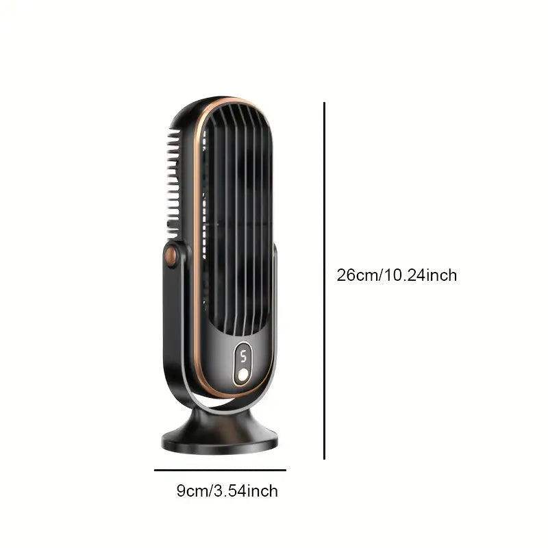 Portable Mini Air Conditioner with USB Charging – 5 Speeds & 720° Rotation