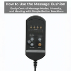 Heated Massage Cushion Pad for Chair & Car