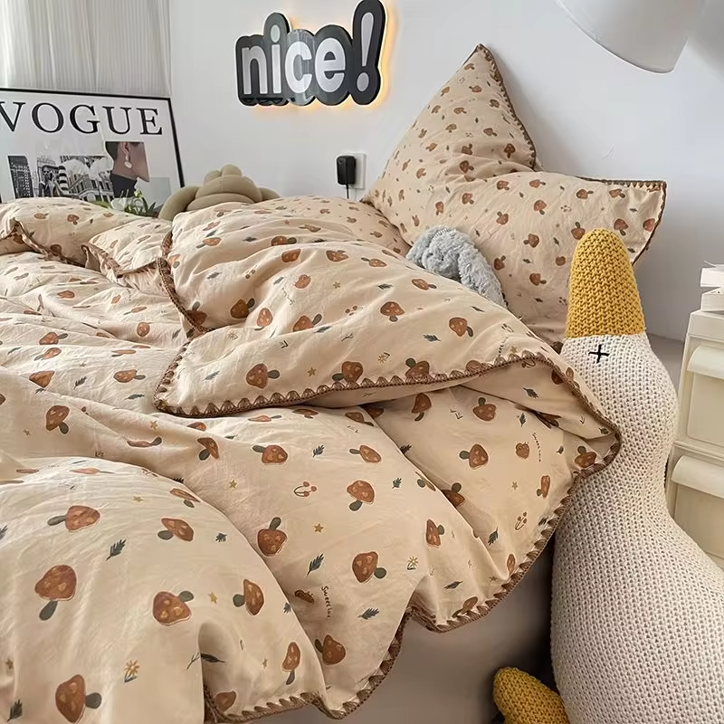 Mushroom Bed Linen Set