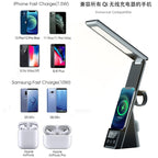 Desk lamp with wireless charger