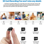 Mini Wireless Spy Camera - Hidden CCTV, WiFi, Outdoor Security, Motion Detection