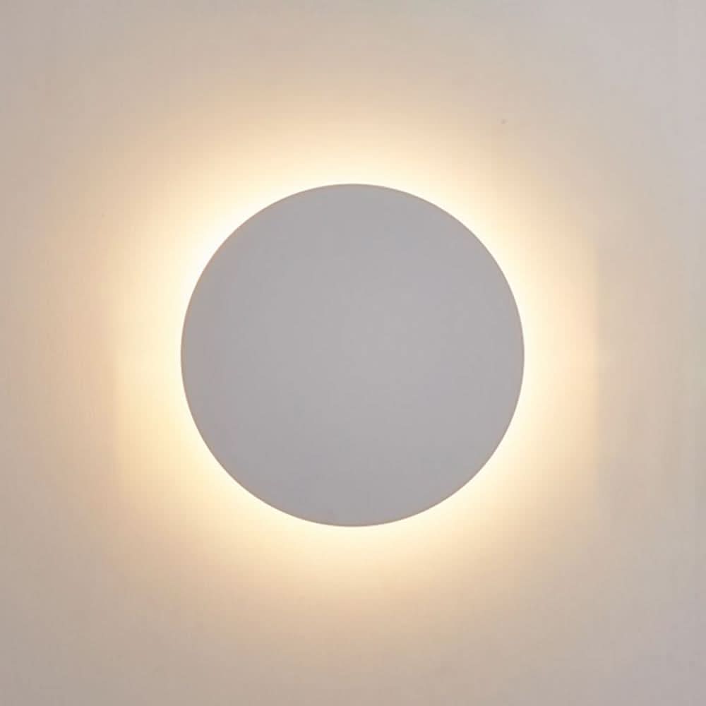GlowNight Metal Round LED Wall Light