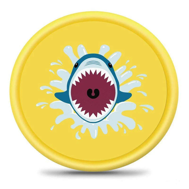 Shark Splash Sprinkler Mat for Kids – Inflatable Water Mat