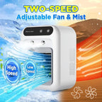 Portable 3-In-1 Cooling Fan with 2-Speed Mist