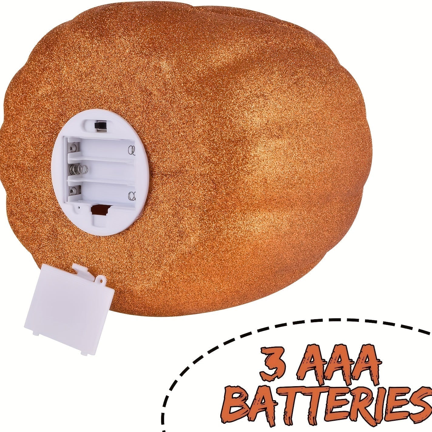 Glowing Light-Up Jack O'Lantern Halloween Decoration | Battery Operated