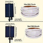 Solvara Flexible Solar LED Light Tube with Remote Control | Creative Outdoor Lighting | Energy Efficient & Weatherproof