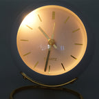 Minimalistic round table clock