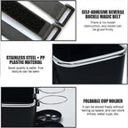 Armrest Organizer with Twin Fold-Flat Cup Holders