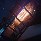 VINTAGE STEAMPUNK ROCKLAMP
