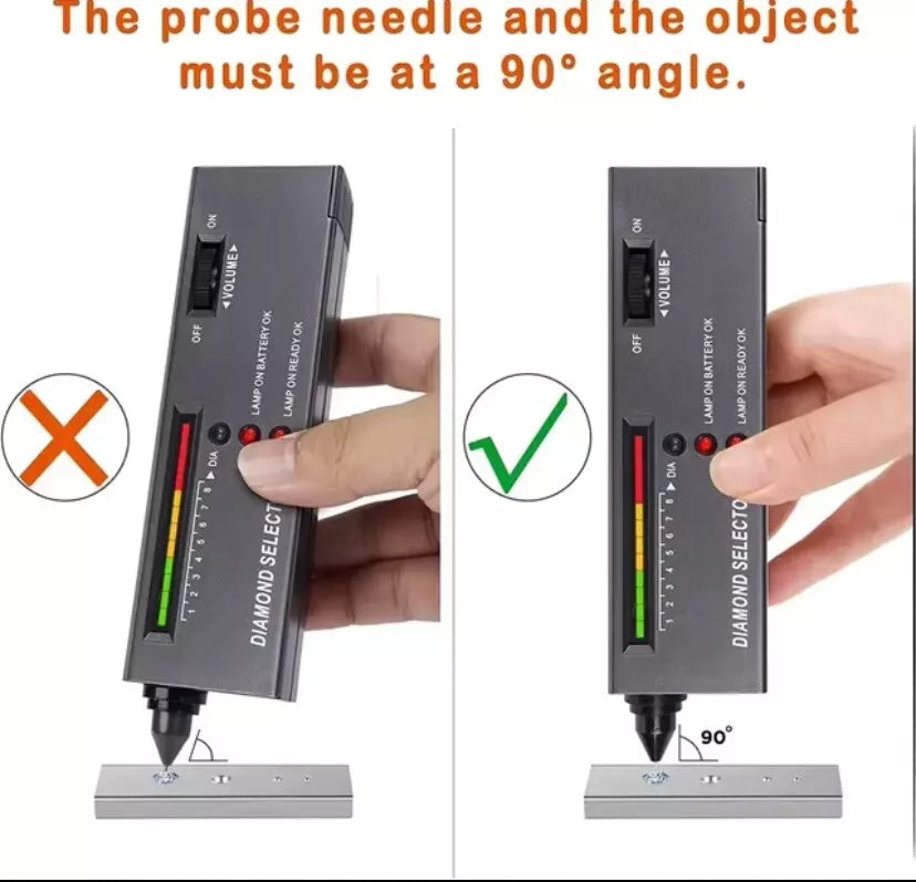 Diamond Tester - High Accuracy Jewelry Diamond Tester for Novice and Expert