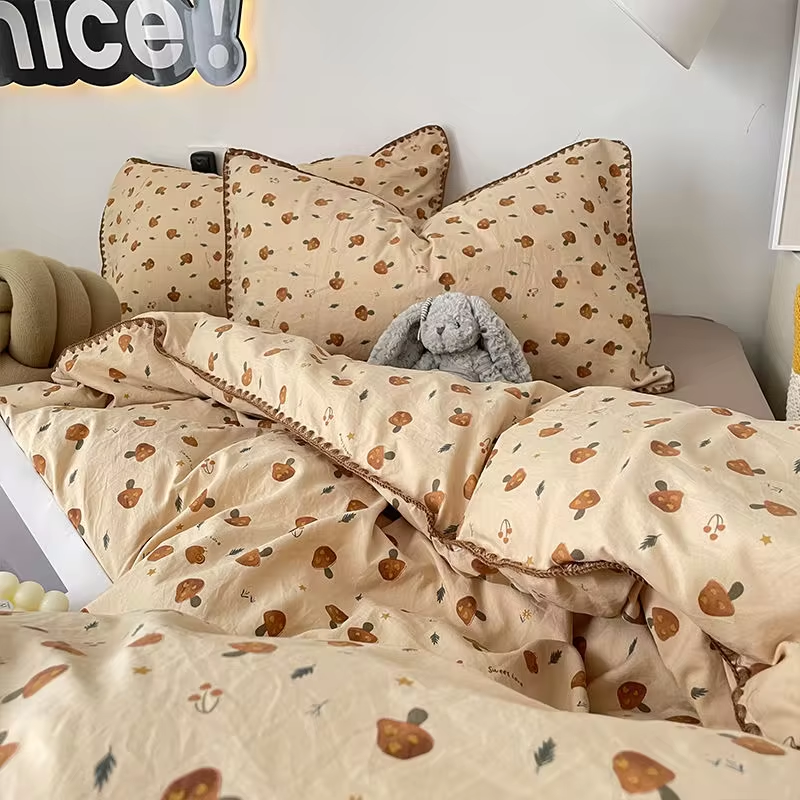 Mushroom Bed Linen Set