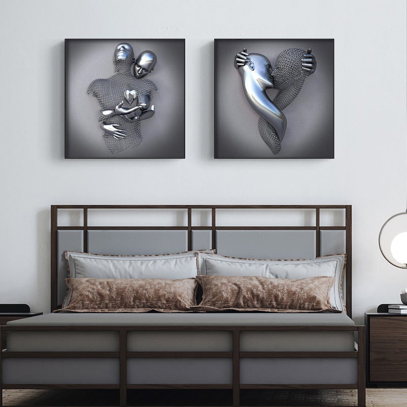 Figure statue of metal Art Wall decoration