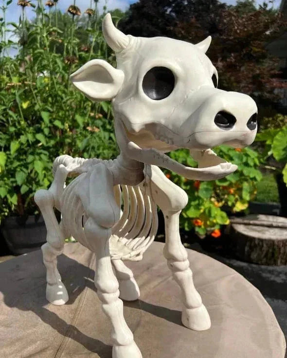 Halloween Skeleton Cow & Horse Decorative Prop