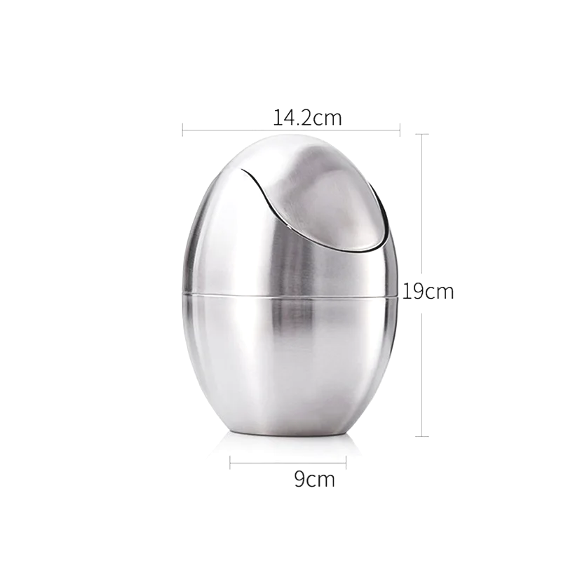LuxBin Mini Trash Can made of Stainless Steel