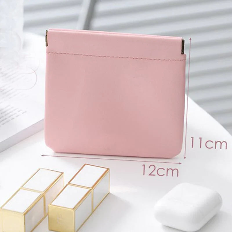 PU leather bags cosmetic pouch
