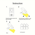DIY Jigsaw Punch for Crafting - Perfect for Precise Cuts and Creative Projects