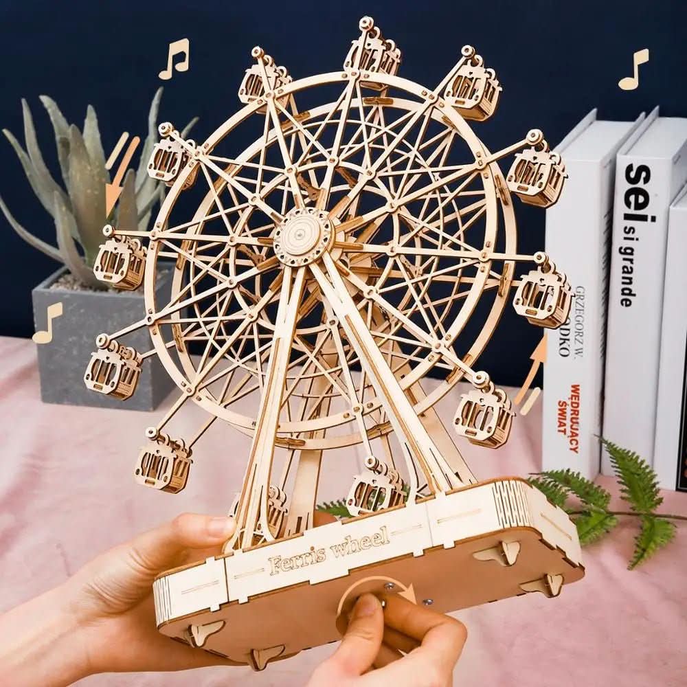 3D wooden model Ferris wheel to build yourself