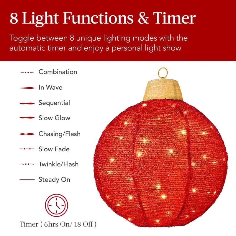 Hanging Pop-Up Outdoor Christmas Ornaments