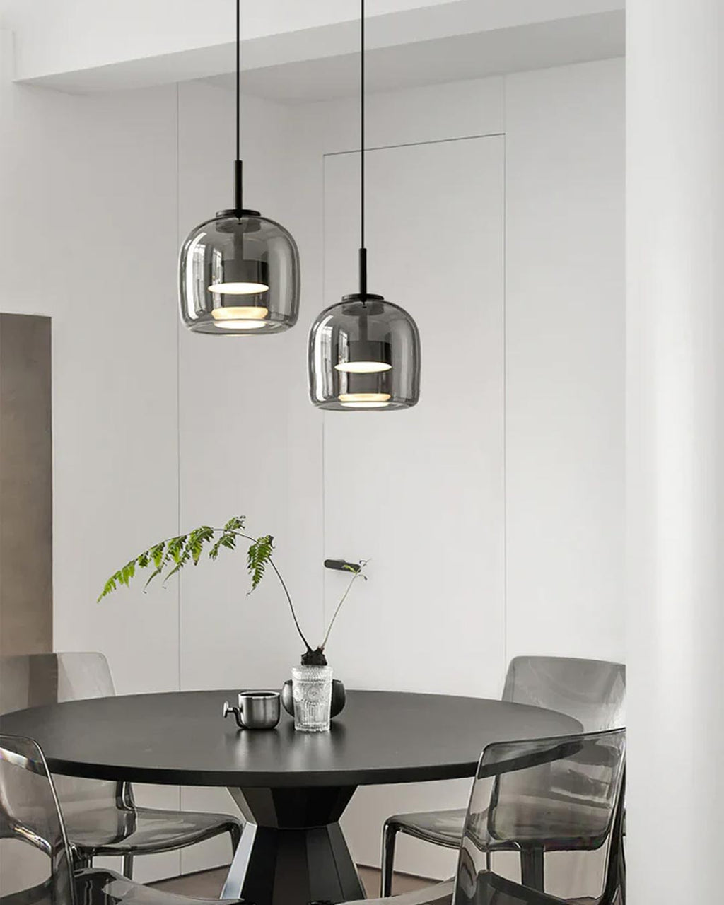 Valentino pendant light - Smoke - Set of 2