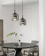 Valentino pendant light - Smoke - Set of 2