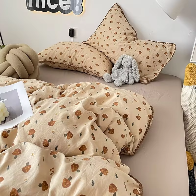 Mushroom Bed Linen Set