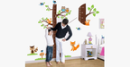 Wall sticker children's room height squirrel sticker