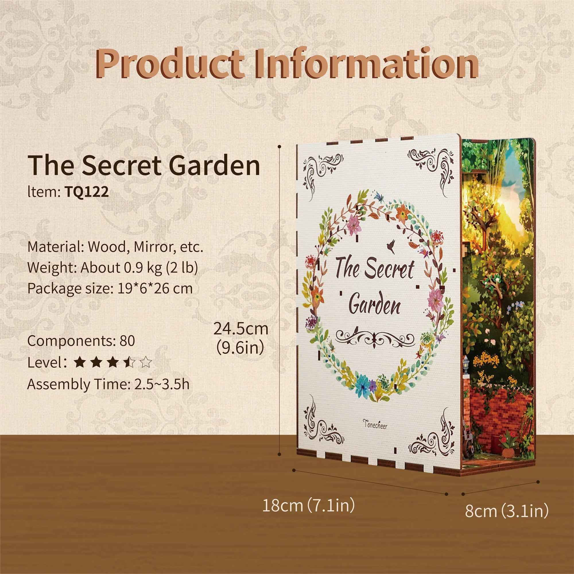 The Secret Garden DIY Book Nook Kit