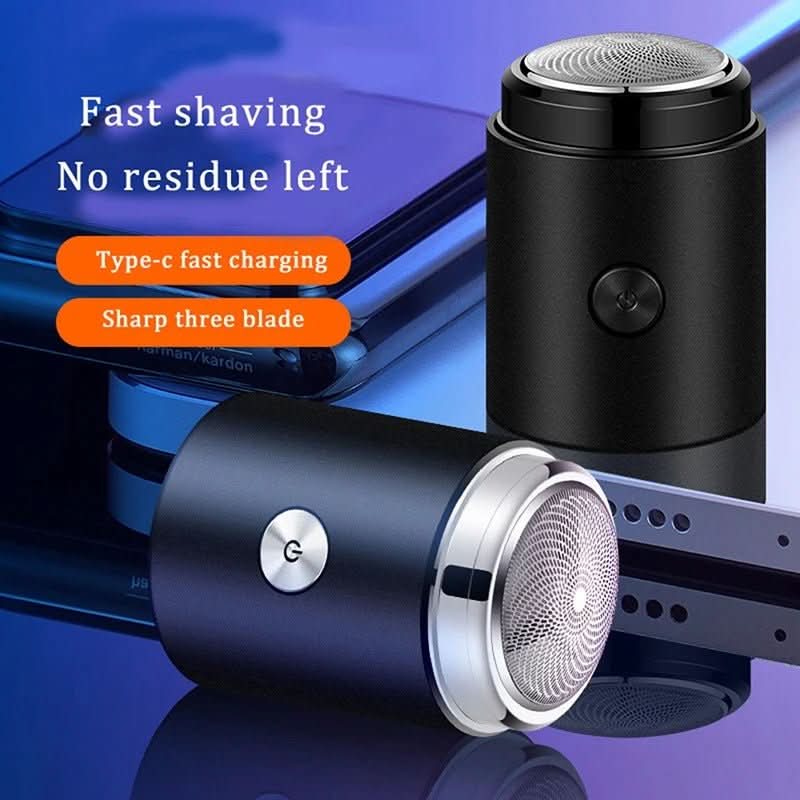 Compact electric shaver for precise shaving when travelling