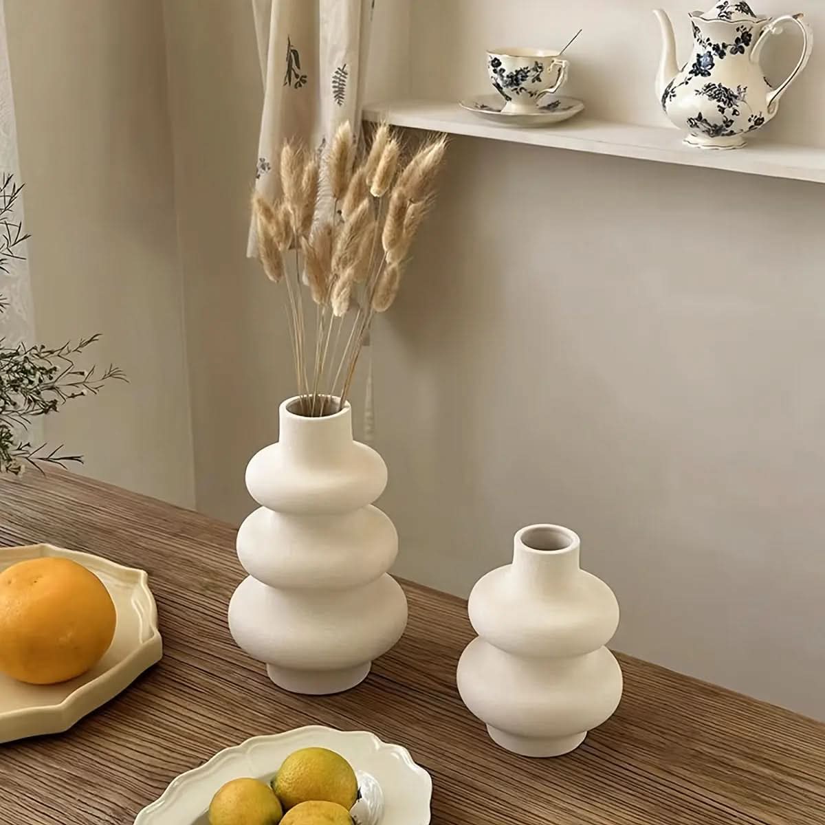 Ceramic Vase for Home Decor & Flowers