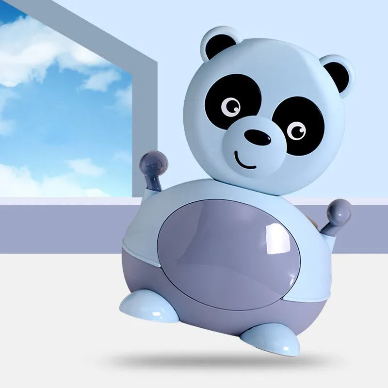 Potty chair for children in panda shape – Soft baby potty with PU seat