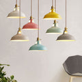 Colorful Dimmable Pendant Light Industrial Unique Style