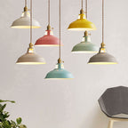 Colorful Dimmable Pendant Light Industrial Unique Style