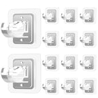 Nail-Free Adjustable Curtain Rod Bracket Holders – Drill-Free & Wall-Safe