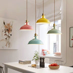 Colorful Dimmable Pendant Light Industrial Unique Style
