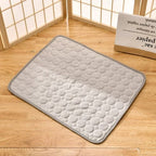 Cooling mat for pets with non-toxic self-cooling gel