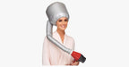 Hair drying cap with hood attachment