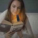 Portable LED reading light to clip on