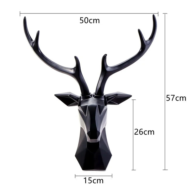 3D Deer Head Decoration for an Elevated Atmosphere