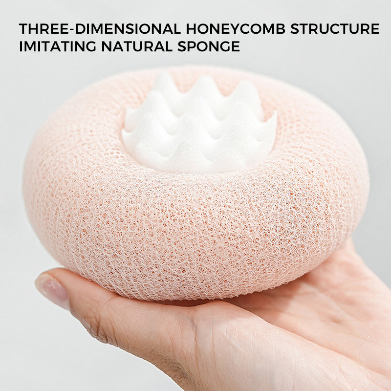 Super soft bath sponge flower