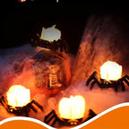 ️Halloween Spider Tealights Spooky Electric Flickering Artificial Candles