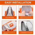 Adjustable safe vegetable slicer