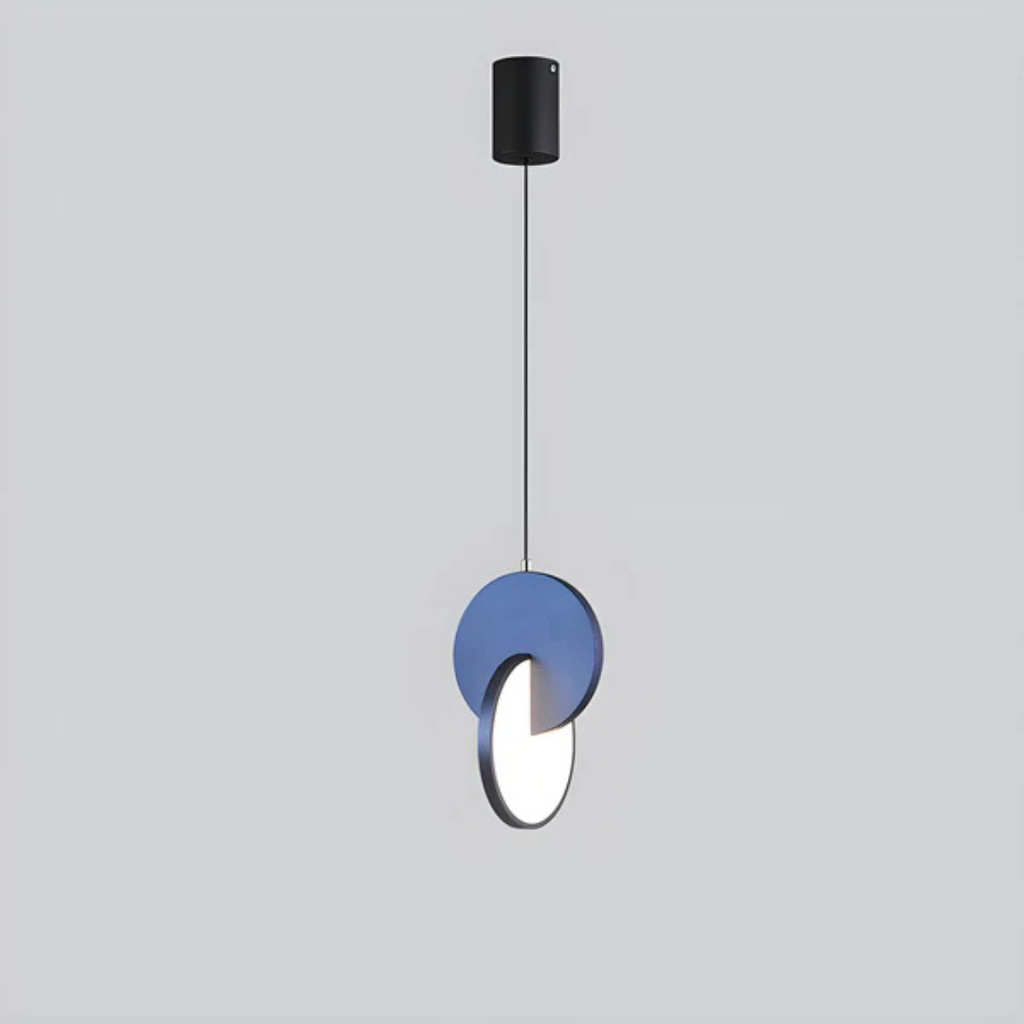 Round Scandinavian LED Pendant Lamp with Warm White Light for 10–15 m²