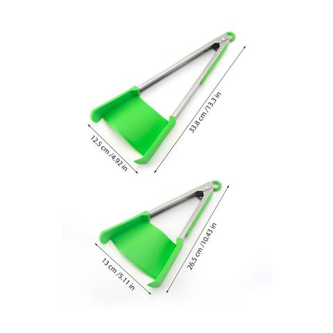 2 in 1 kitchen spatula and tongs