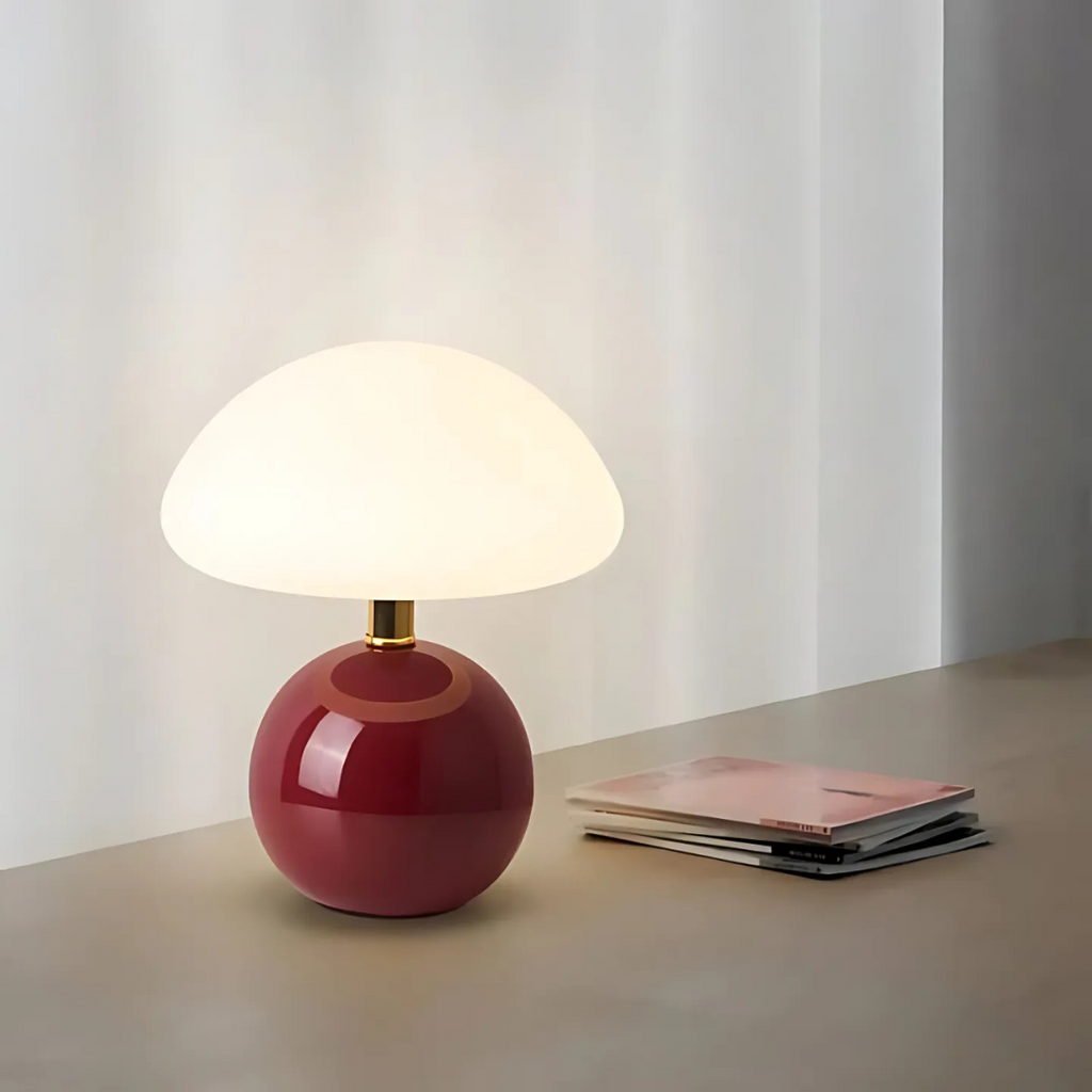 Mushroom LED Table Lamp with Cozy Light for Living Room or Bedroom