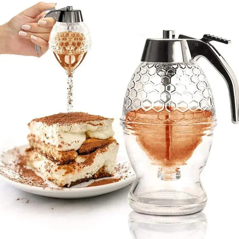 Stylish Honey Dispenser with Drip-Free Technology – Precise Dispensing without Spillage