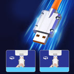 Rotating elbow data cable