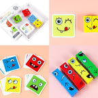 BlockiMix Wooden Puzzle Game – Colorful Educational Blocks for Toddlers and Preschoolers