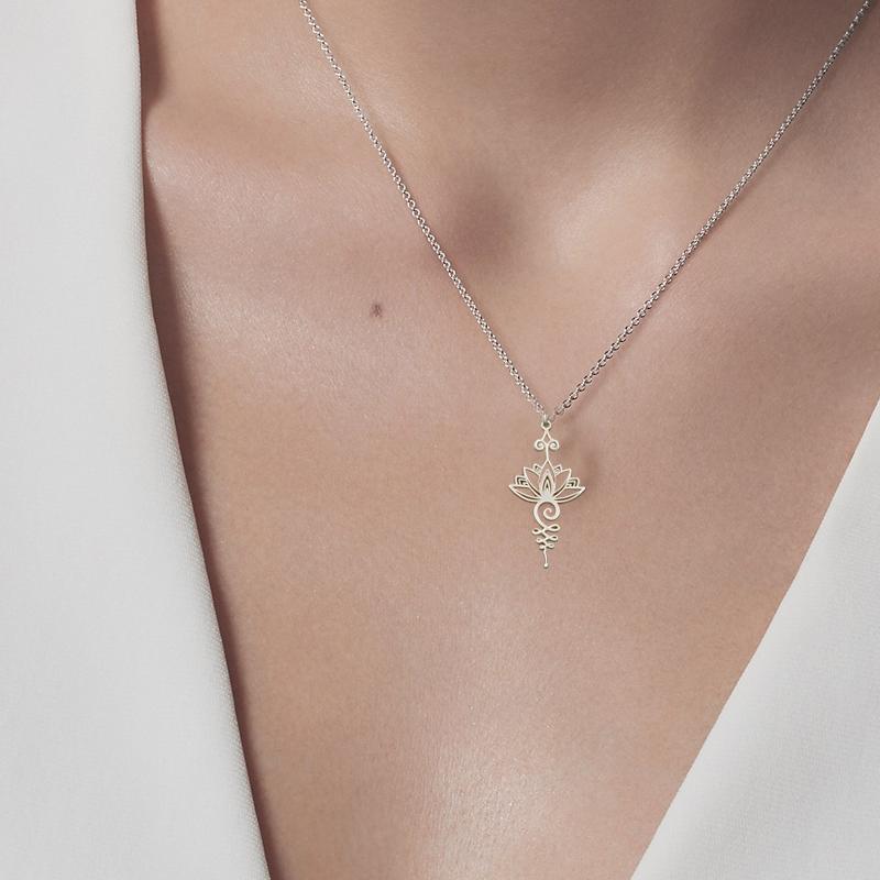 Stylish Lotus Necklace