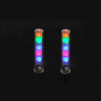 Bicycle tire flashing light
